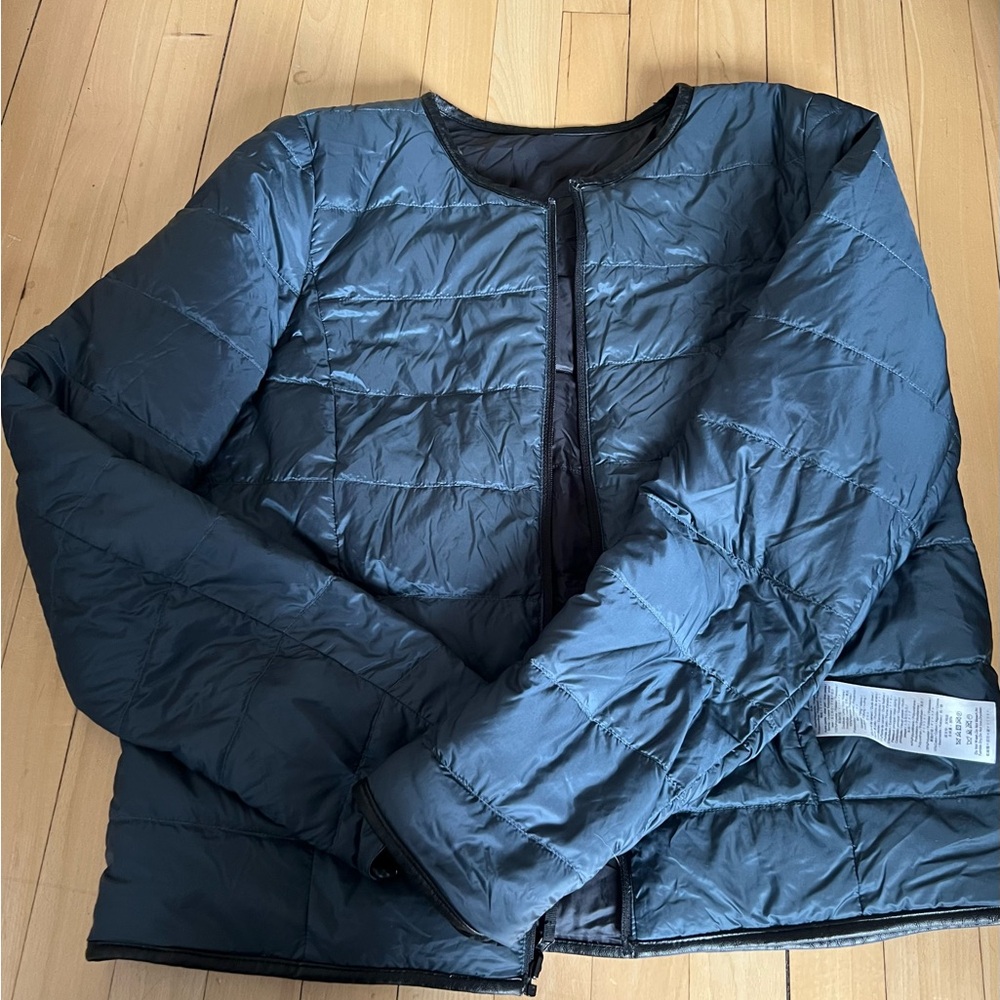 Comptoir Des Cotonniers Dark Blue Puffer Jacket